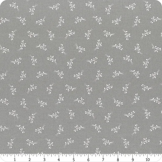 Beautiful Day Slate Sprigs Yardage | Corey Yoder | Moda Fabrics | 29134 24 | Sold in 1/2 Yds