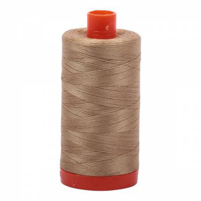 Blond Beige | Aurifil Cotton Mako Thread | 50wt 1300m MK50-5010