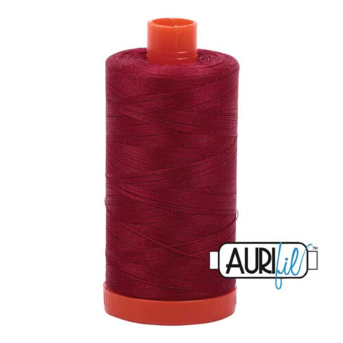 Burgundy | Aurifil Cotton Mako Thread | 50wt 1300m MK50-1103