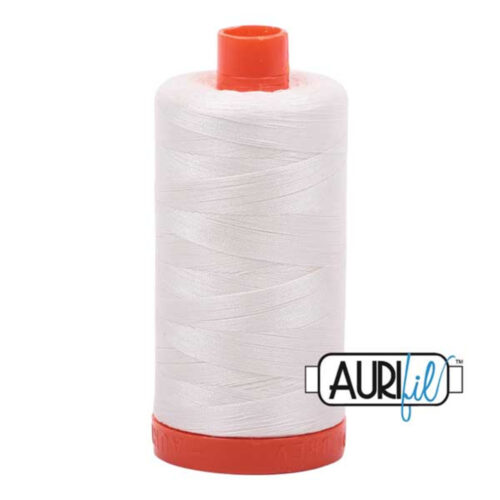 Chalk | Aurifil Cotton Mako Thread | 50wt 1300m MK50-2026