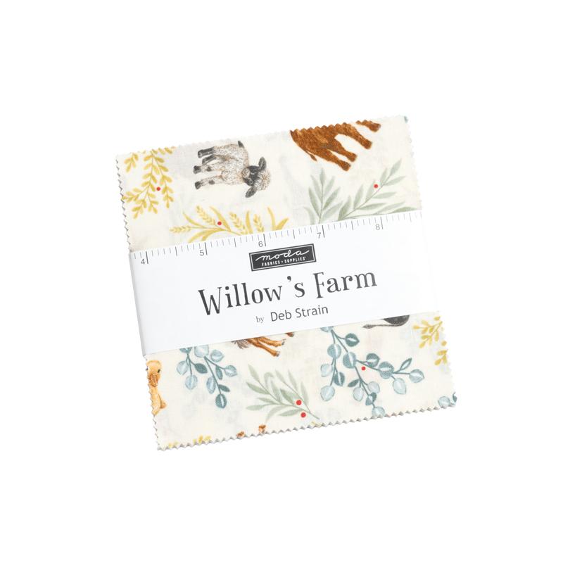 Willow's Farm Charm Pack | Deb Strain | Moda Fabrics | 56100PP | Sold as a Bundle