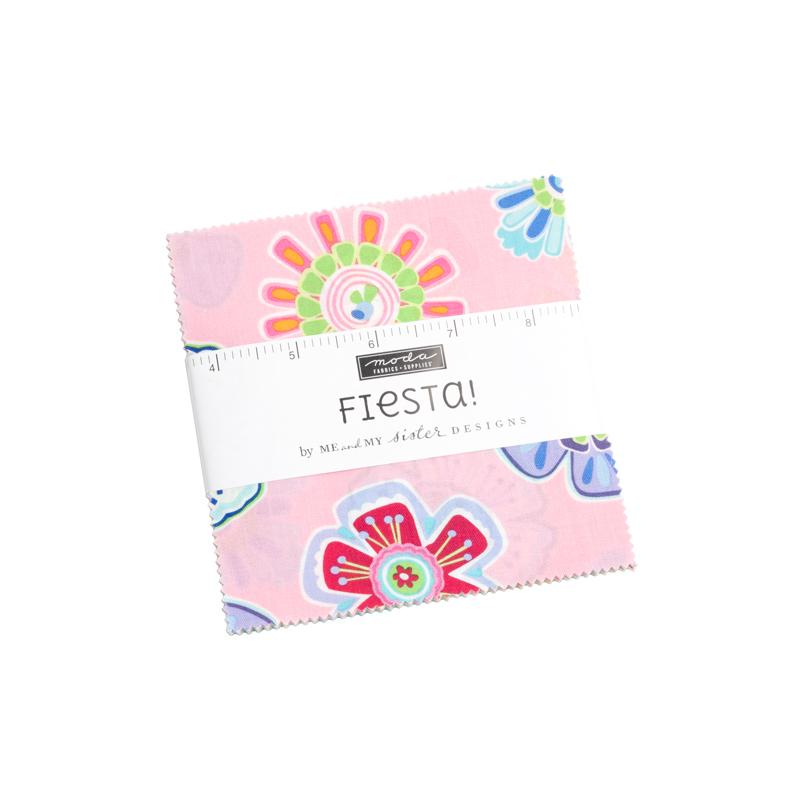 Fiesta Charm Pack | Me and My Sister Designs | Moda Fabrics | 22470PP | Sold As A Bundle