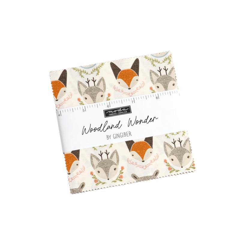 Woodland Wonder Charm Pack | Gingiber | Moda Fabrics | 48390PP | Sold As A Bundle