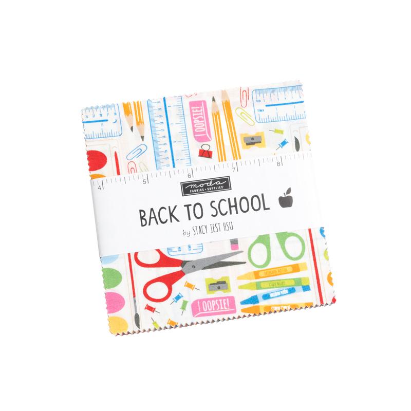 Back to School Charm Pack | Stacy Iest Hsu | Moda Fabrics | 20890PP | Sold As A Bundle
