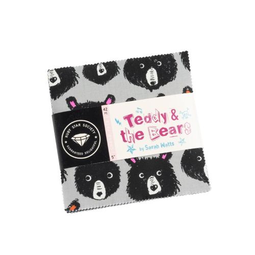 Teddy and The Bears Charm Pack | Sarah Watts | Ruby Star Society | RS2102PP | Sold As A Bundle 1 Teddy and The Bears Charm Pack | Sarah Watts | Ruby Star Society | RS2102PP | Sold As A Bundle
