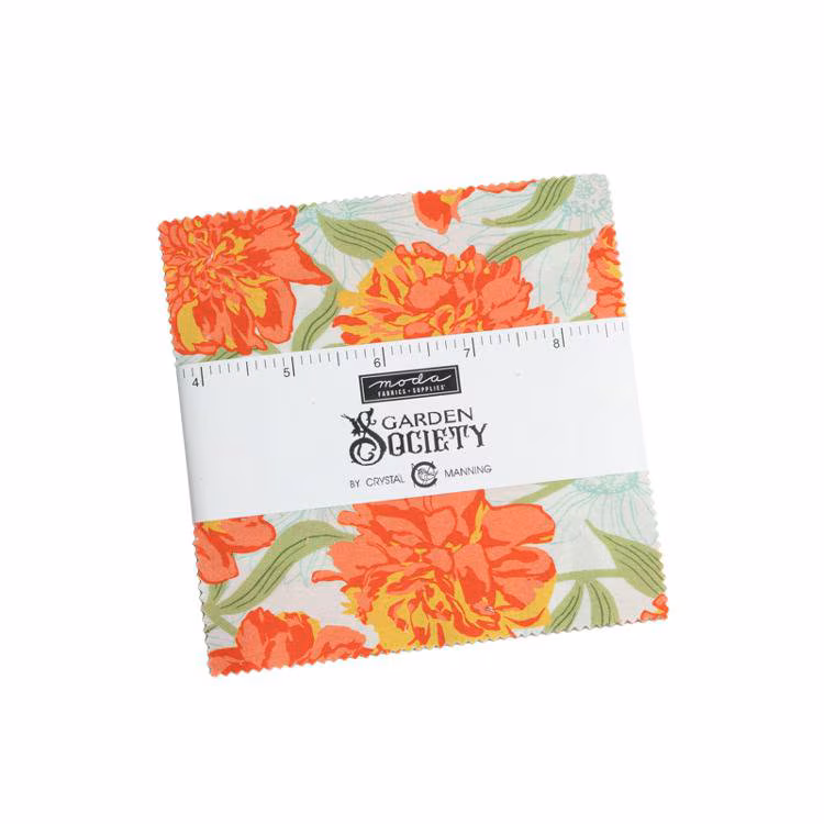 Garden Society Charm Pack | Crystal Manning | Moda Fabrics | 11890PP | Sold As A Bundle