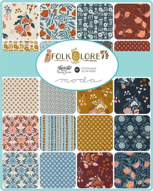 Folk & Lore Fat Quarter Bundle | Fancy That Design House | Moda Fabrics | 45600AB | Sold As A Bundle