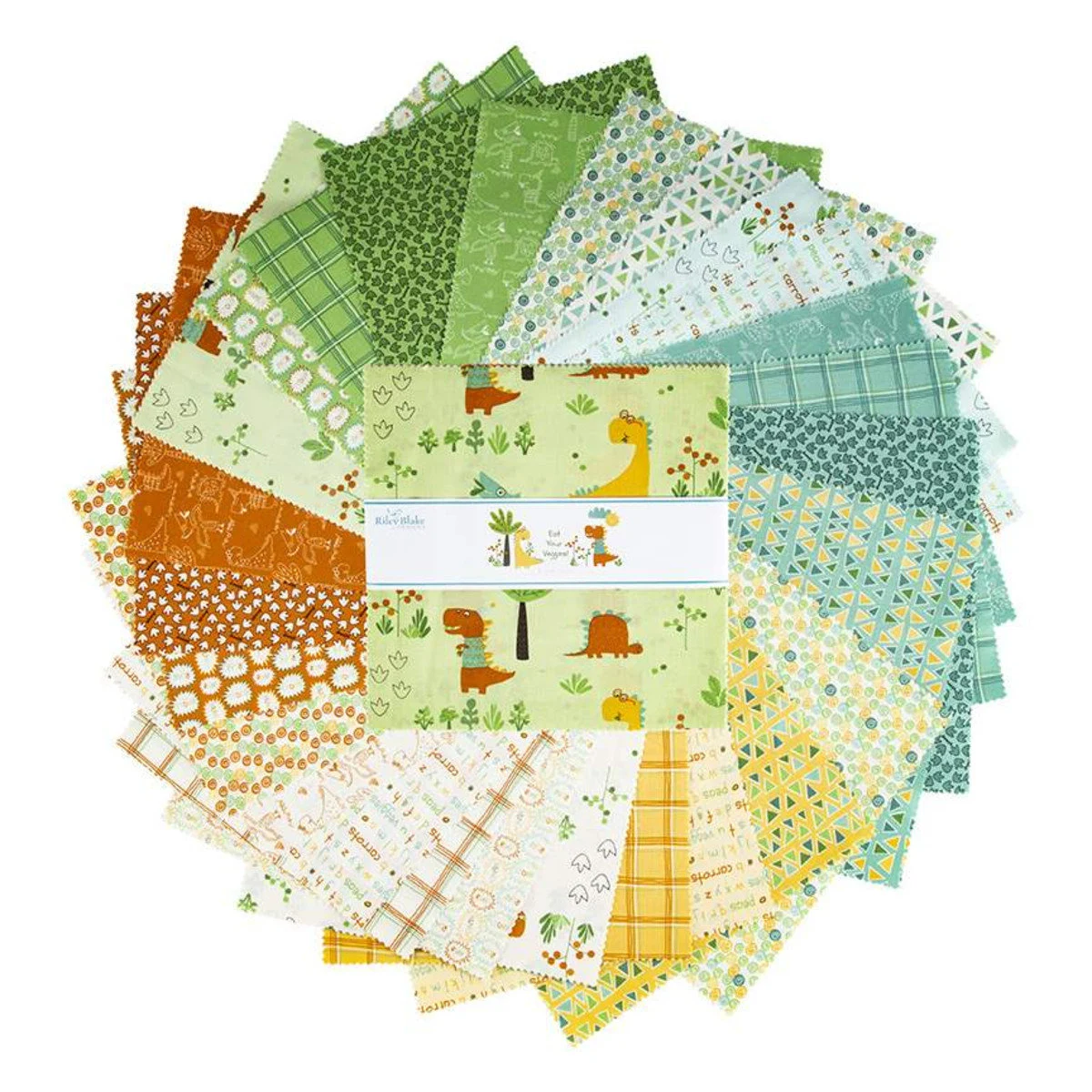 Eat Your Veggies Rolie Polie | Sandy Gervais | Riley Blake Designs | RP-11110-40 | Sold As A Bundle