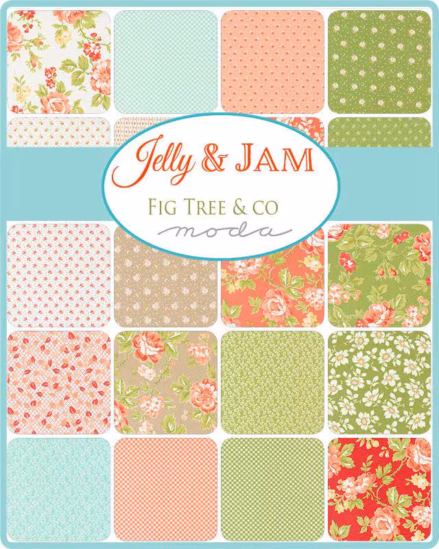 Jelly & Jam Layer Cake | Fig Tree And Co. | Moda Fabrics | 20490LC | Sold As A Bundle