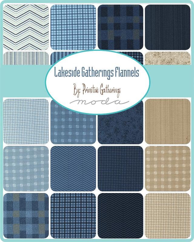 Lakeside Gatherings Charm Pack | Primitive Gatherings | Moda Fabrics | 49220PPF | Sold As A Bundle