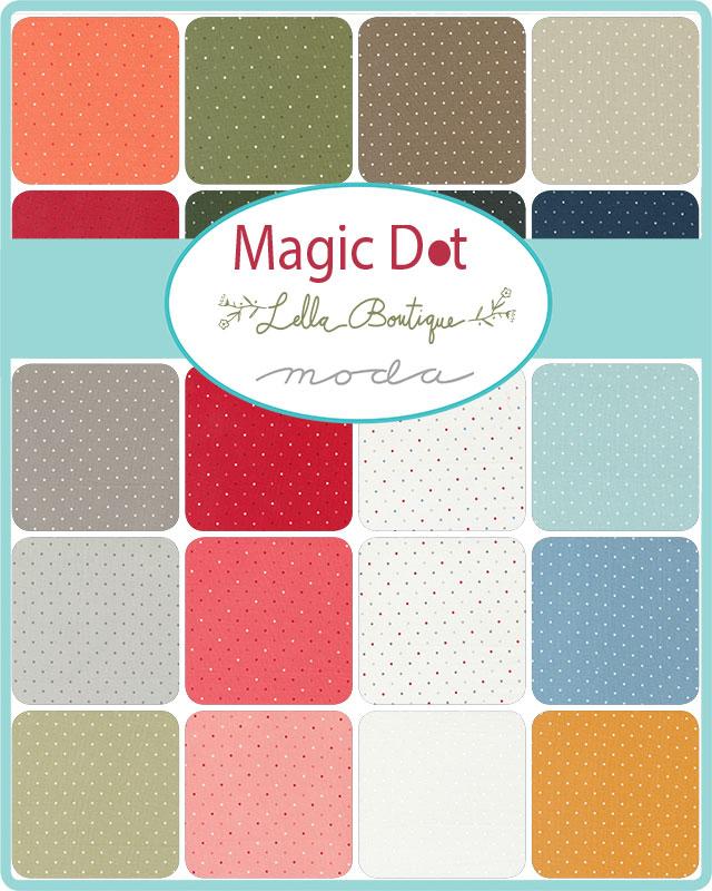 Magic Dot Mini Charm Pack | Lella Boutique | Moda Fabrics | 5230MC | Sold As A Bundle