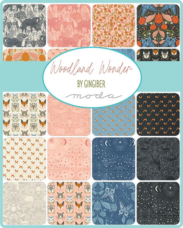 Woodland Wonder Mini Charm Pack | Gingiber | Moda Fabrics | 48390MC | Sold As A Bundle