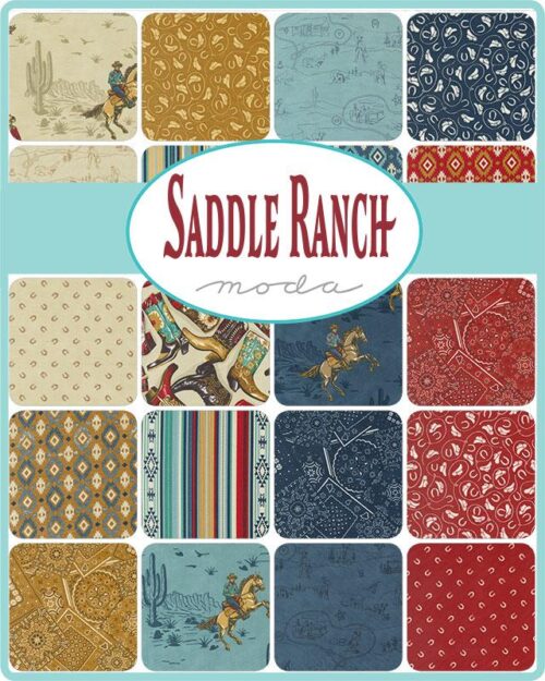 Saddle Ranch Charm Pack | Moda | Moda Fabrics | 33790PP | Sold As A Bundle