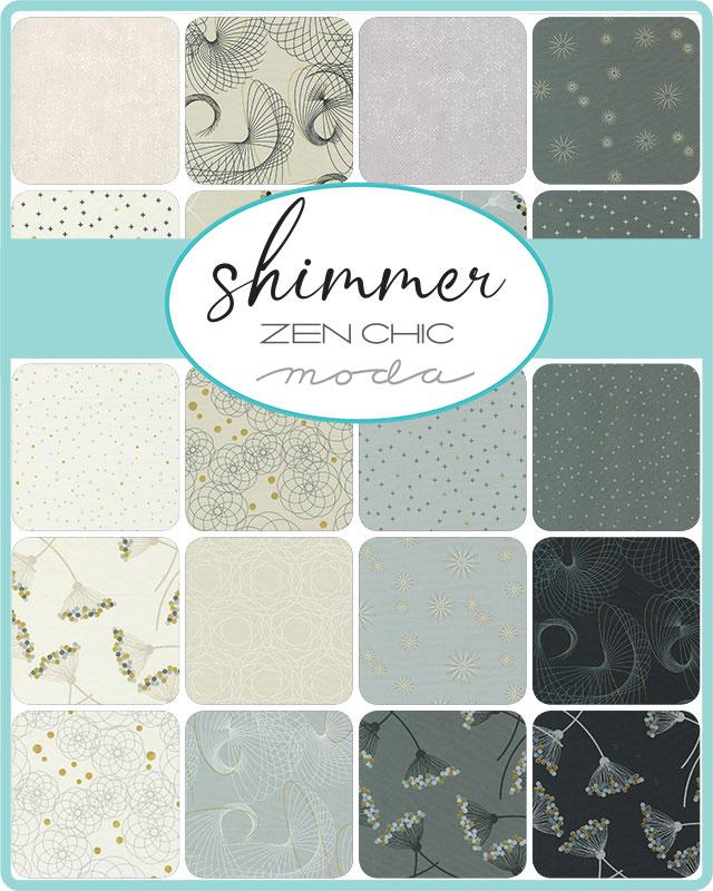 Shimmer Layer Cake | Zen Chic | Moda Fabrics | 1840LC | Sold as a Bundle