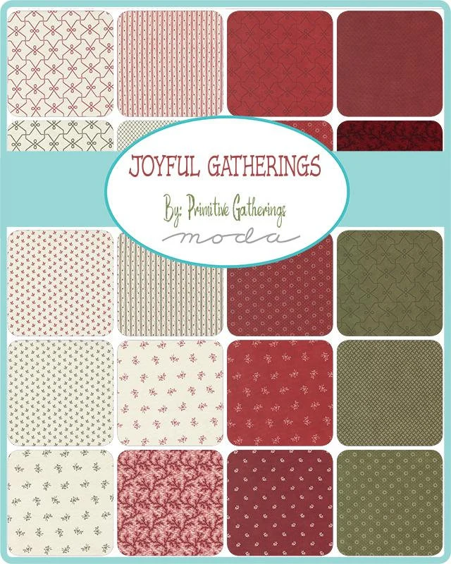 Joyful Gatherings Mini Charm Pack | Primitive Gatherings | Moda Fabrics | 49210MC | Sold As A Bundle
