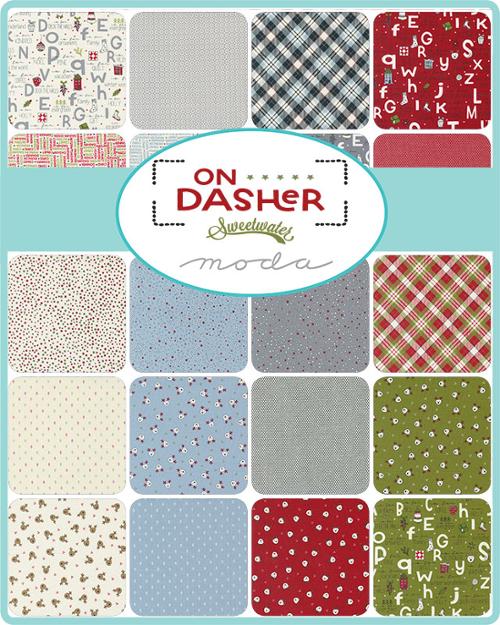 On Dasher Charm Pack | Sweetwater | Moda Fabrics | 55660PP | Sold As A Bundle
