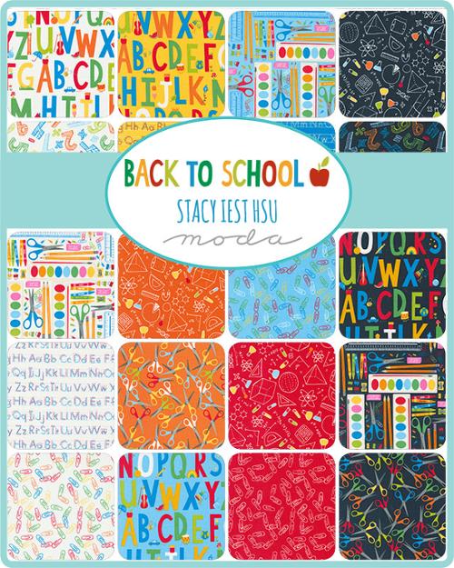 Back to School Charm Pack | Stacy Iest Hsu | Moda Fabrics | 20890PP | Sold As A Bundle