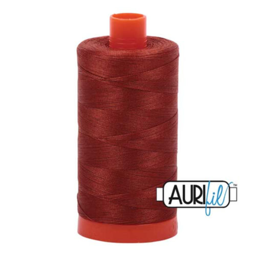 Copper | Aurifil Cotton Mako Thread | 50wt 1300m MK50-2350