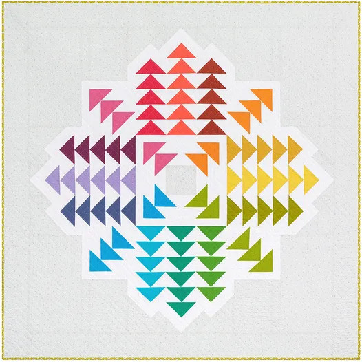 Crystal Cluster Quilt Kit | Kona Cotton Solids | Robert Kaufman | KITP-2096-20