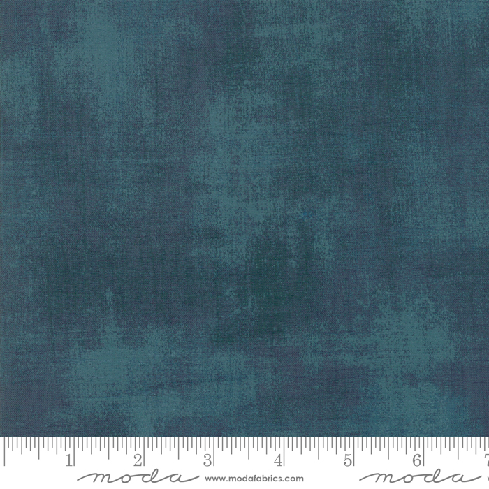 DEEP TEAL Grunge Basics | BasicGrey | Moda Fabrics | 30150 487 | Sold in 1/2 Yds