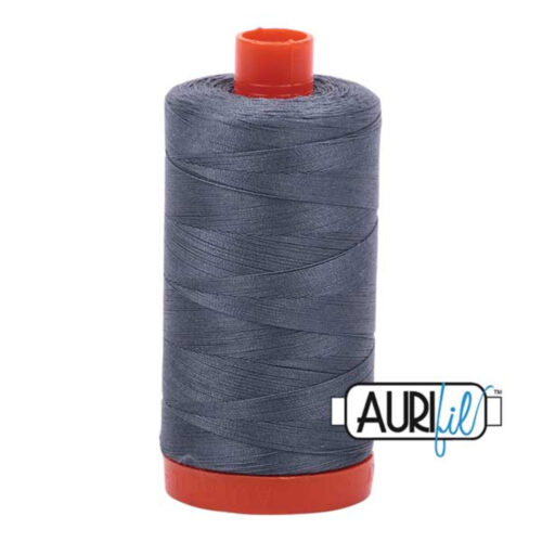 Dark Grey | Aurifil Cotton Mako Thread | 50wt 1300m MK50-1246