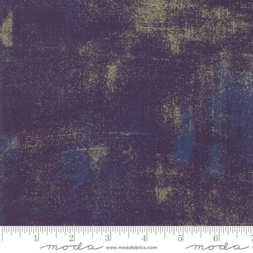 EGGPLANT Metallic Grunge | BasicGrey | Moda Fabrics | 30150 245M | Sold in 1/2 Yds