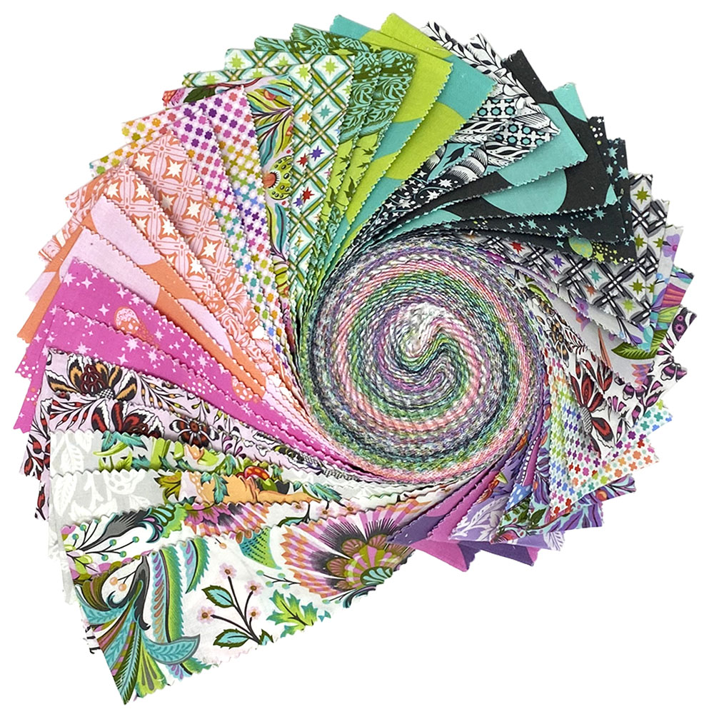 Roar! Design Roll | Tula Pink | Free Spirit Fabrics | FB4DRTP.ROAR | Sold as a Bundle