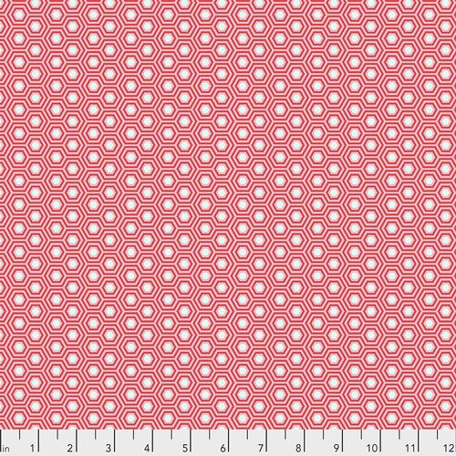 FLAMINGO | True Colors | Hexy | Tula Pink | PWTP150.FLAMINGO | Sold in 1/2 Yds
