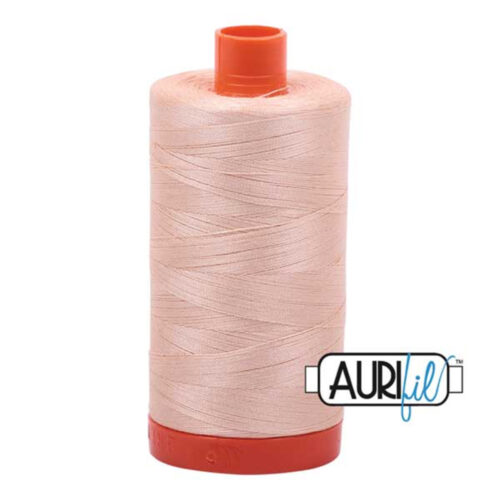 Flesh | Aurifil Cotton Mako Thread | 50wt 1300m MK50-2205