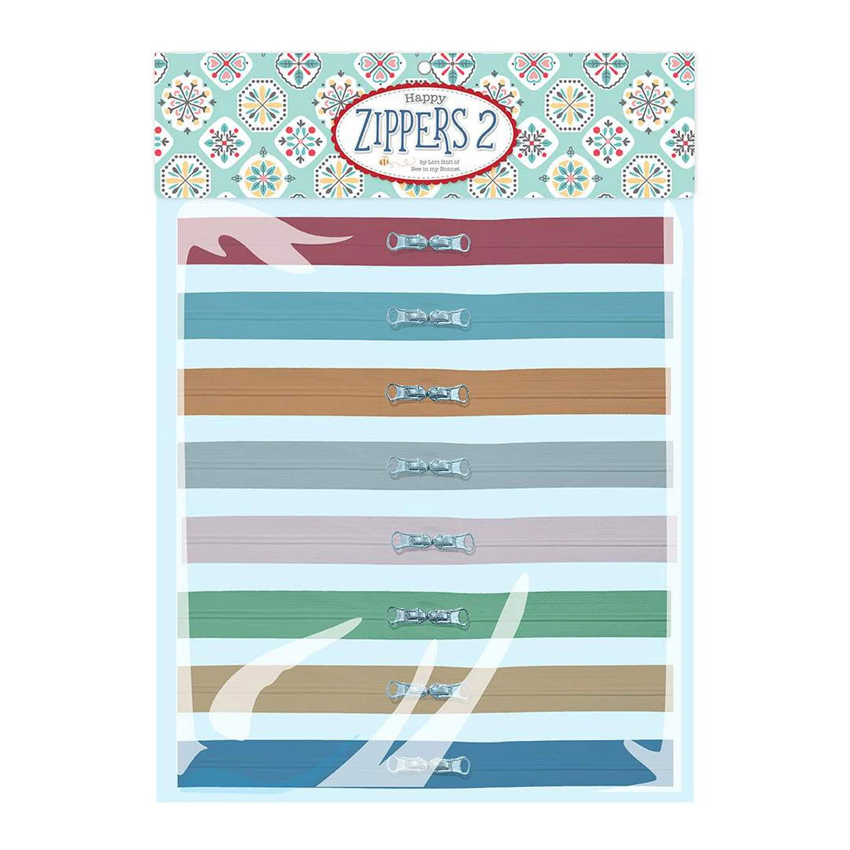 Happy Zippers 2 | Lori Holt of Bee in my Bonnet | Riley Blake Designs | ST-28239