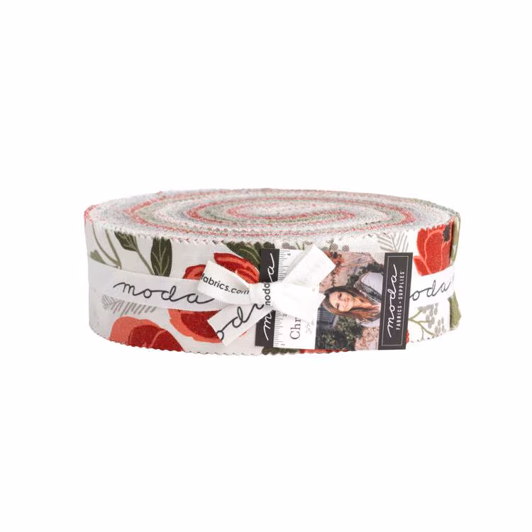 Christmas Eve Honey Bun | Lella Boutique | Moda Fabrics | 5180HB | Sold As A Bundle