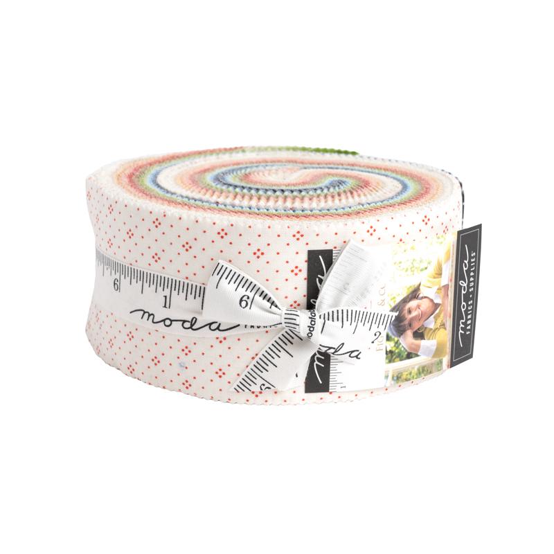 Eyelet Jelly Roll | Fig Tree And Co. | Moda Fabrics | 20488JR | Sold As A Bundle