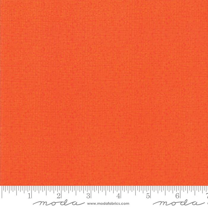 Thatched Basic Tangerine | Robert Pickens | Moda Fabrics | 48626 82 | Sold in 1/2 Yd