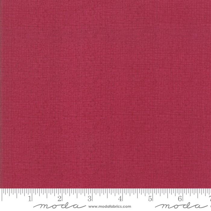 Thatched Basic Cranberry | Robert Pickens | Moda Fabrics | 48626 118 | Sold in 1/2 Yd