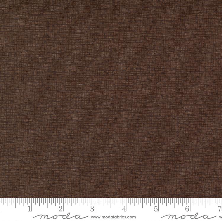 Thatched Basic Chocolate Bar | Robert Pickens | Moda Fabrics | 48626 164 | Sold in 1/2 Yd