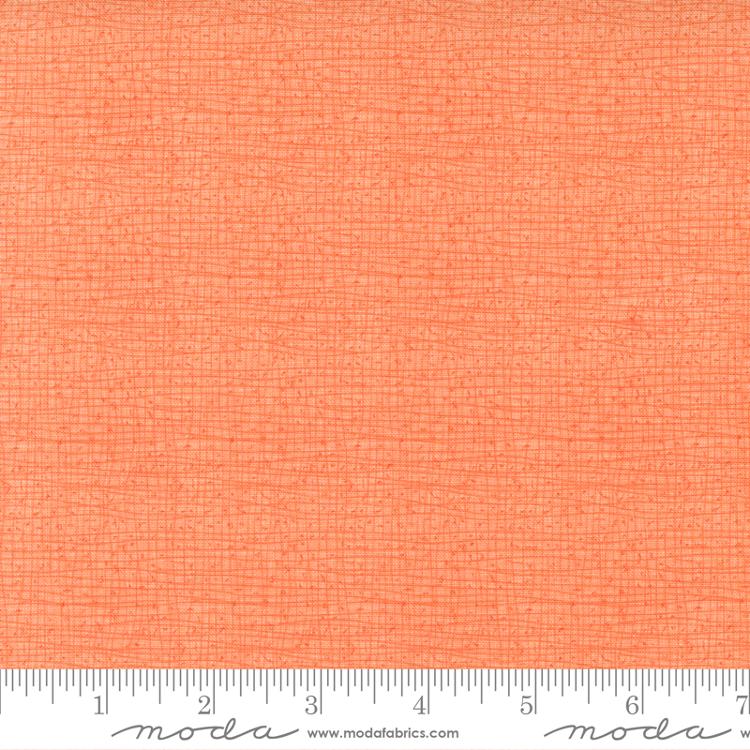 Thatched Basic Coral | Robert Pickens | Moda Fabrics | 48626 193 | Sold in 1/2 Yd