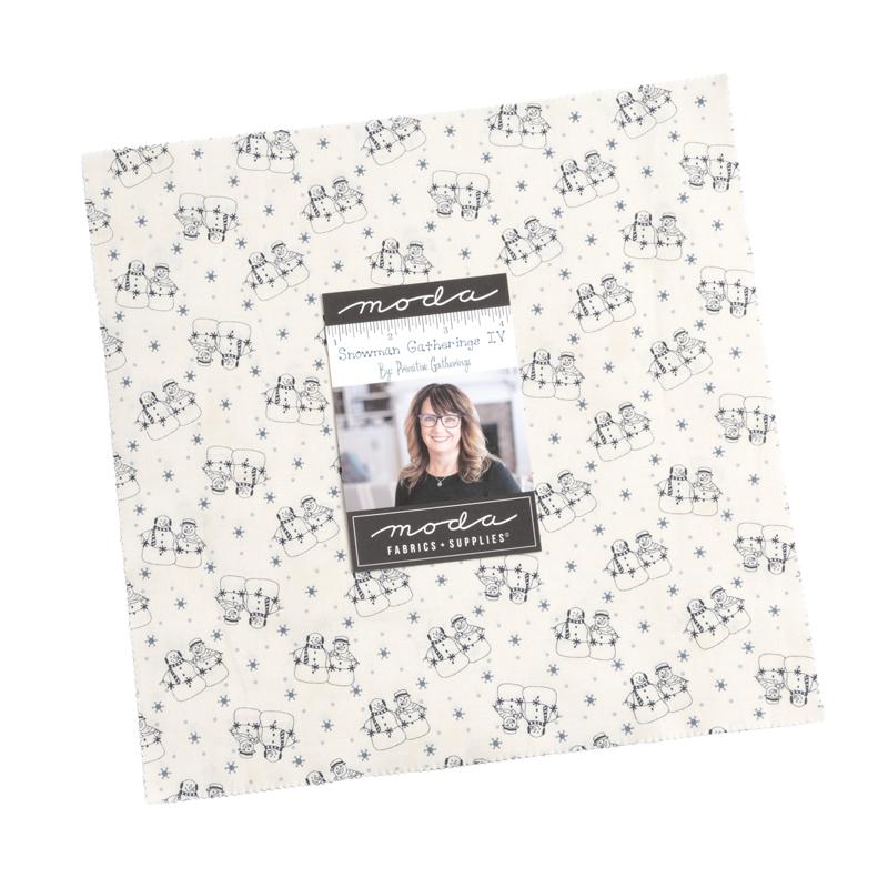 Snowman Gatherings IV Layer Cake | Primitive Gatherings | Moda Fabrics | 49250LC | Sold As A Bundle