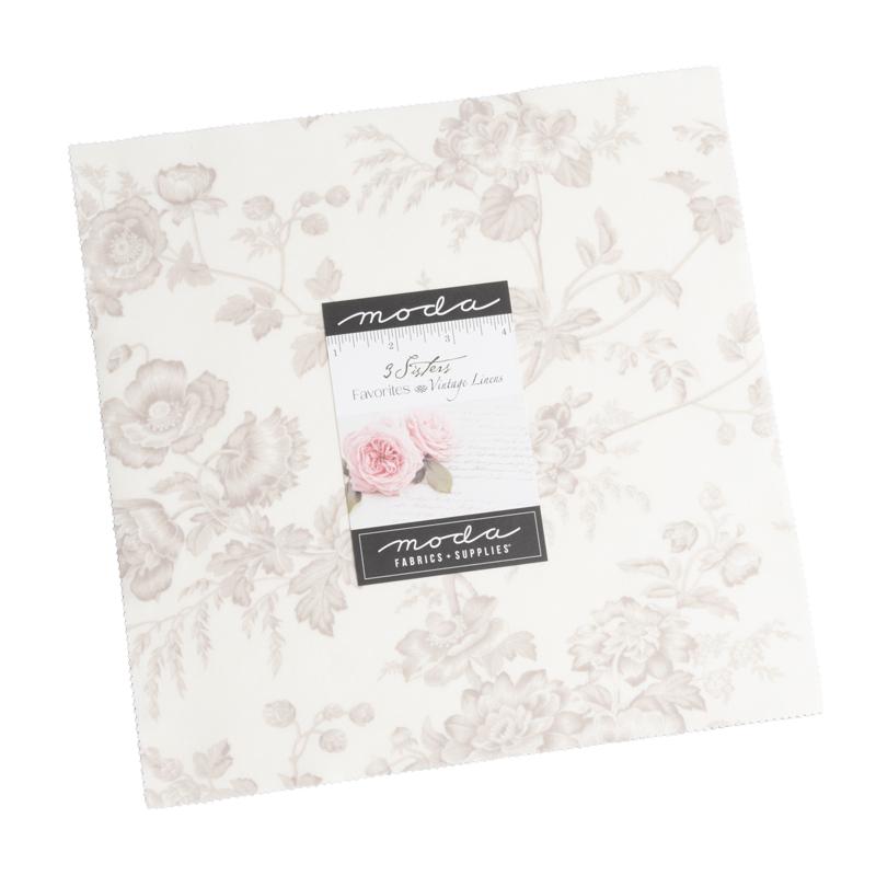 3 Sisters Favorite Vintage Linens Layer Cake | 3 Sisters | Moda Fabrics | 44360LC | Sold As A Bundle 1 3 Sisters Favorite Vintage Linens Layer Cake | 3 Sisters | Moda Fabrics | 44360LC | Sold As A Bundle