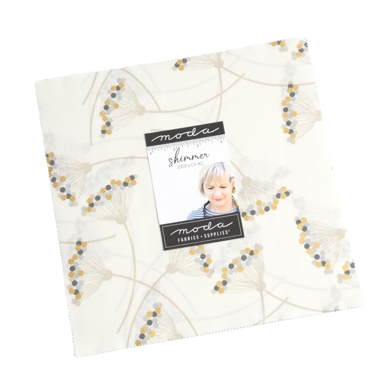 Shimmer Layer Cake | Zen Chic | Moda Fabrics | 1840LC | Sold as a Bundle