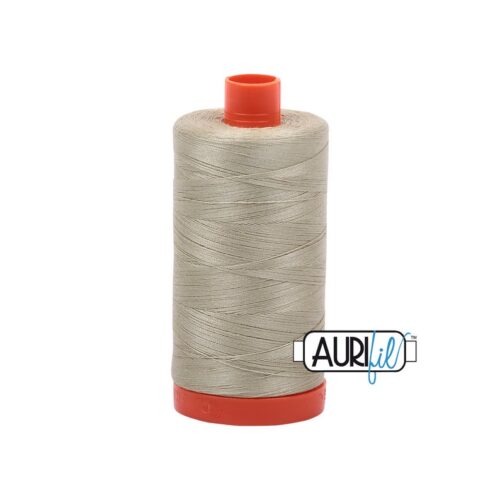 Light Military Green | Aurifil Cotton Mako Thread | 50wt 1300m MK50-5020