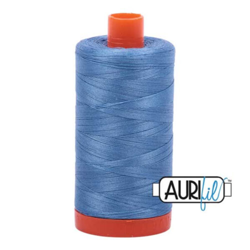 Light Wedgewood | Aurifil Cotton Mako Thread | 50wt 1300m MK50-2725