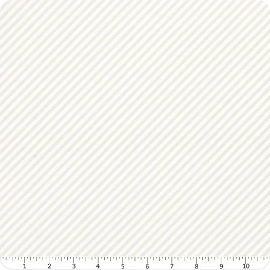 Make Time Cloud Bias Stripe | Aneela Hoey | Moda Fabrics | 24575 16 | Sold in 1/2 Yds
