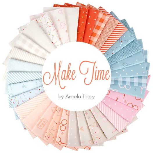 Make Time Fat Quarter Bundle | Aneela Hoey | Moda Fabrics | 24570AB