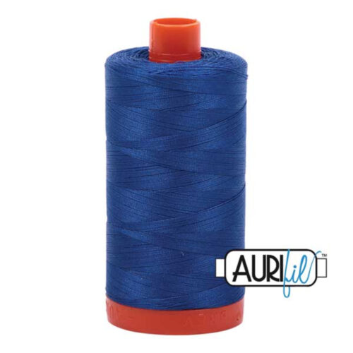 Medium Blue | Aurifil Cotton Mako Thread | 50wt 1300m MK50-2735