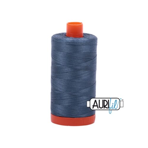 Medium Blue Grey | Aurifil Cotton Mako Thread | 50wt 1300m MK50-1310