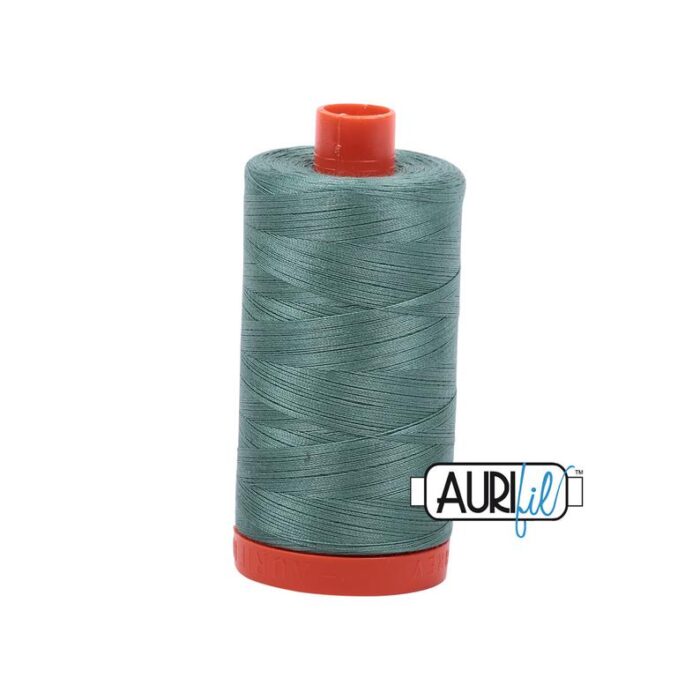 Medium Juniper | Aurifil Cotton Mako Thread | 50wt 1300m MK50-2850