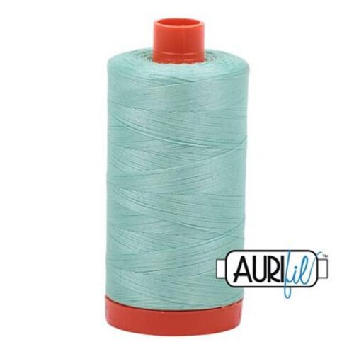 Medium Mint | Aurifil Cotton Mako Thread | 50wt 1300m MK50-2835