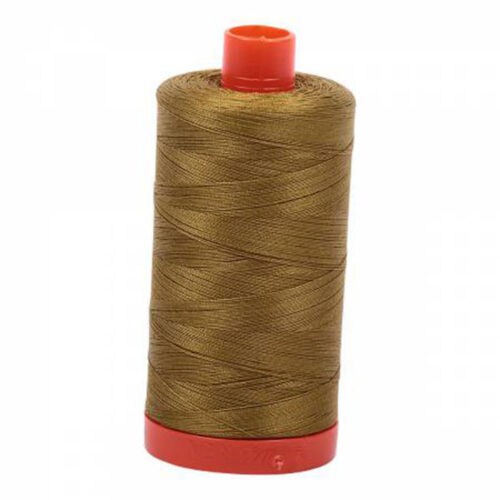 Medium Olive | Aurifil Cotton Mako Thread | 50wt 1300m MK50-2910