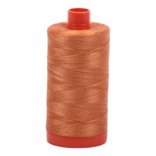 Medium Orange | Aurifil Cotton Mako Thread | 50wt 1300m MK50-5009