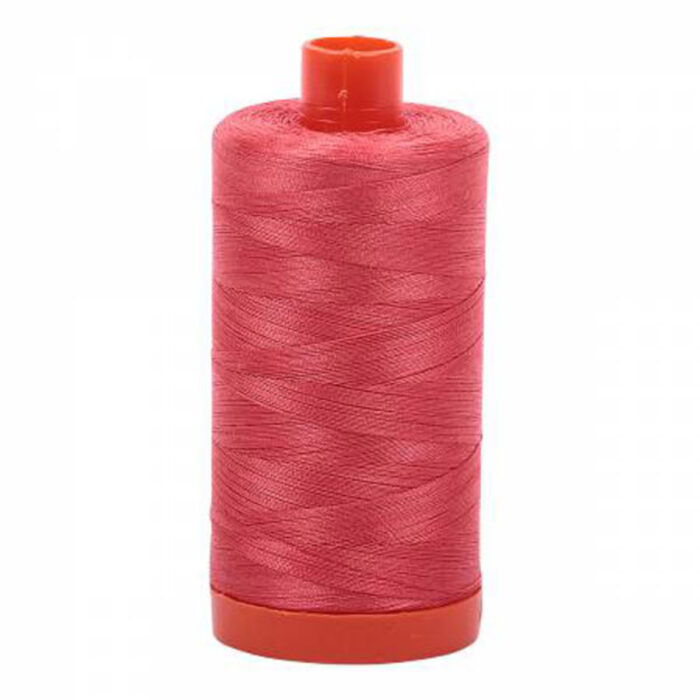 Medium Red | Aurifil Cotton Mako Thread | 50wt 1300m MK50-5002